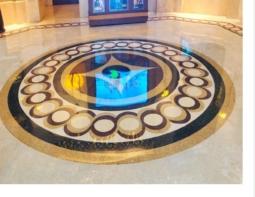 Before - Decorative Floor Medallion