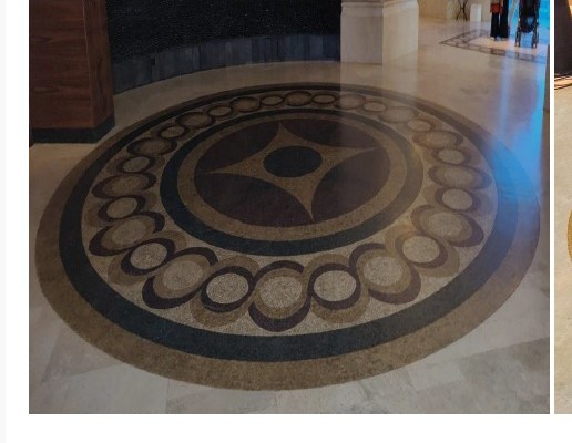 After - Decorative Floor Medallion