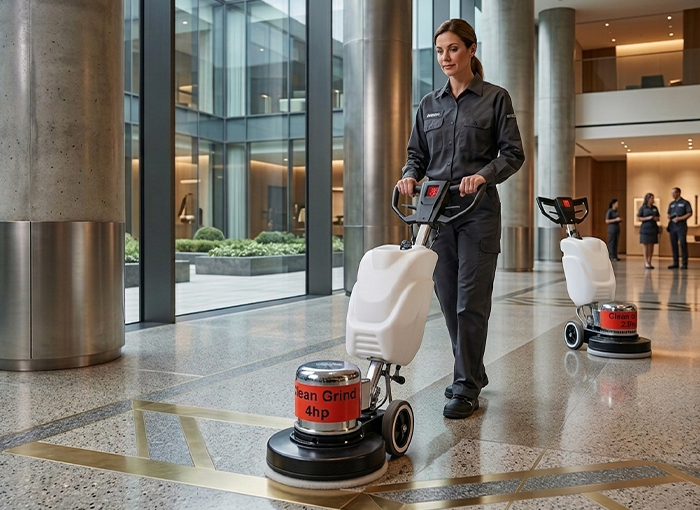 Clean Grind floor grinding machine