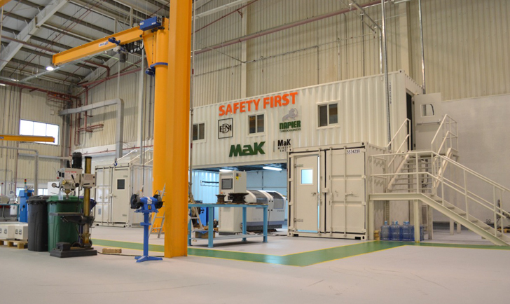 WORKSHOP FACILITY FOR MARINE ENGINE