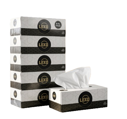 Soft Facial Tissue 170 × 2 Ply – White Multipack