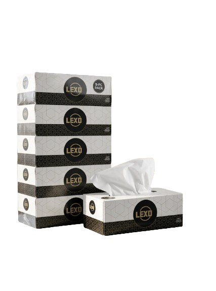 Soft Facial Tissue 170 × 2 Ply – White Multipack