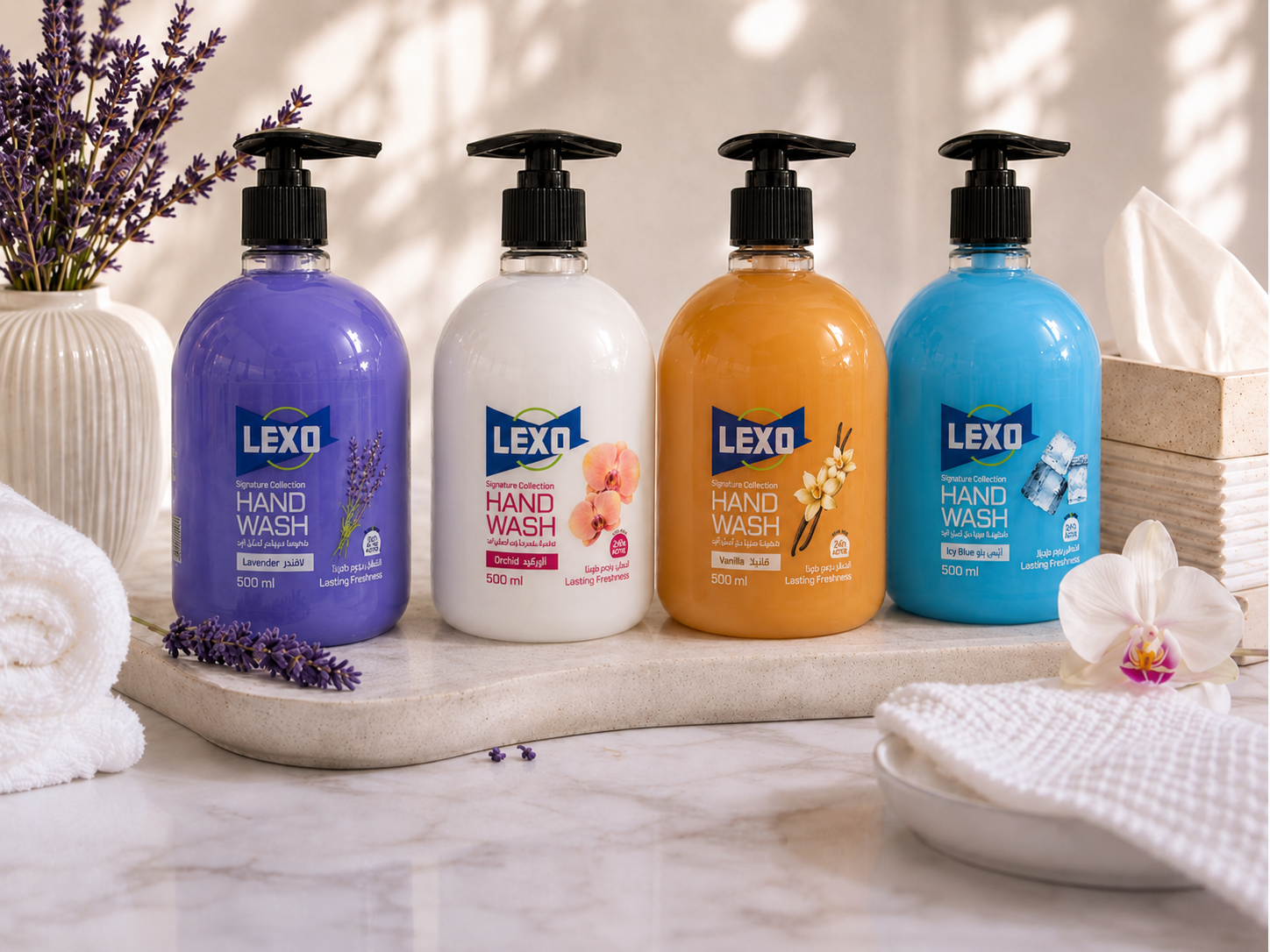 LEXO Hand Wash UAE 4 variants